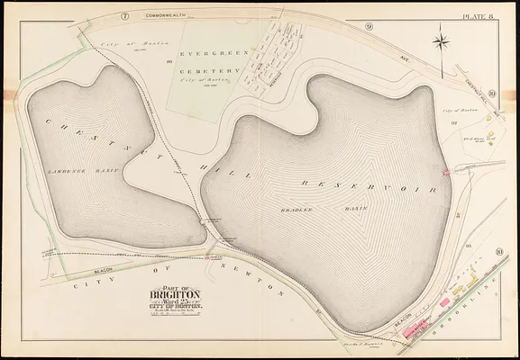 Atlas of the city of Boston, Brighton