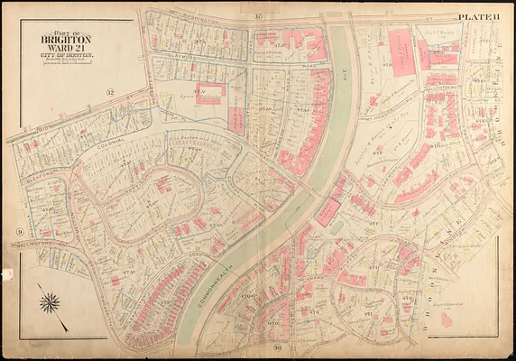 Atlas of the city of Boston, Brighton