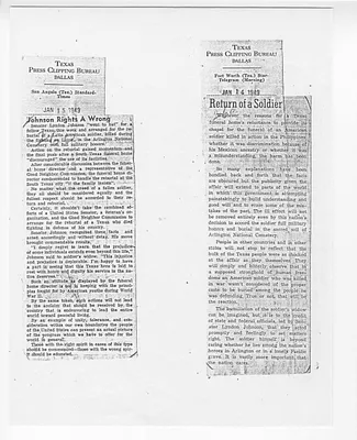 Longoria, Felix  [Newspaper Articles]