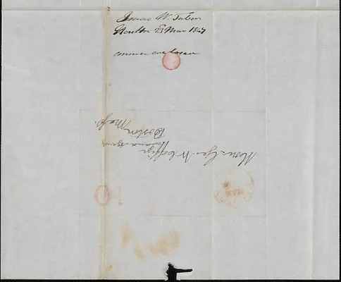 Isaac W. Tabor to George Coffin, 23 March 1847