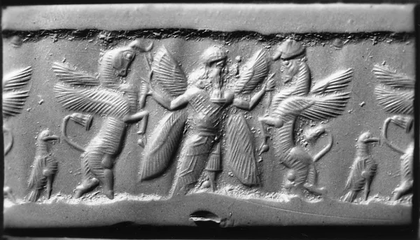 Cylinder Seal with a Contest Scene