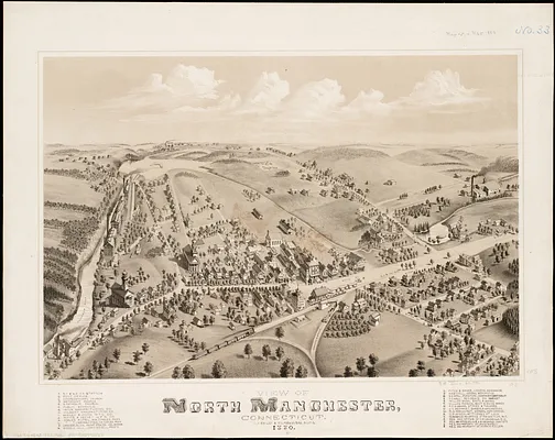 View of North Manchester, Connecticut