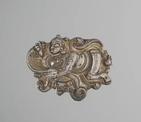 Brooch with Garuda and Naga