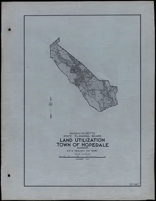 Land Utilization Town of Hopedale