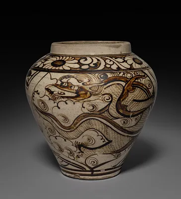Jar with Dragon