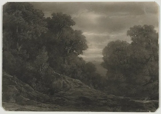 Landscape with Trees