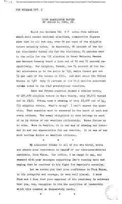 Ford Newsletter, Oct.-Dec. 1952