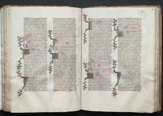 The Gotha Missal:  Fol. 92v, Text