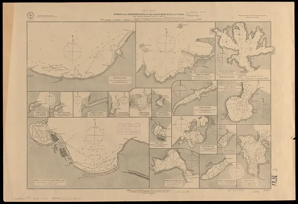 West Indies, ports and anchorages at the eastern end of Cuba