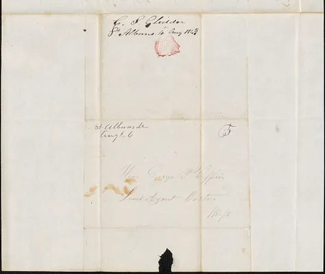 C.S. Glidden to George Coffin, 4 August 1845