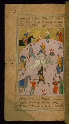 Rustam Slays the White Div (the 7th Feat)