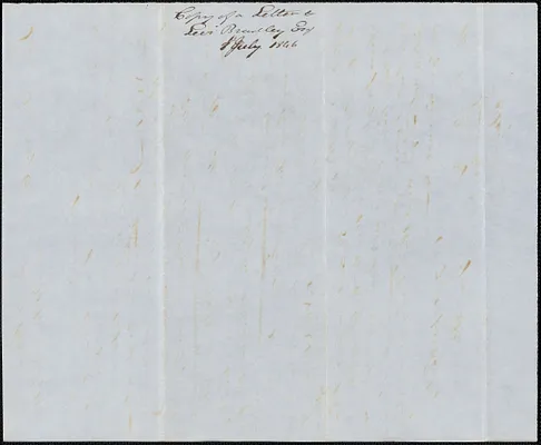 George Coffin to Levi Bradley, 8 July 1846
