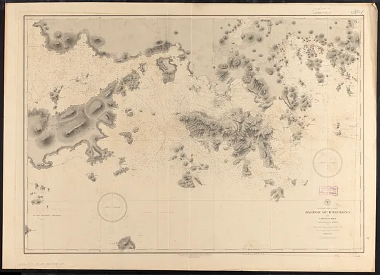 Southern coast of China, harbor of Hongkong and approaches