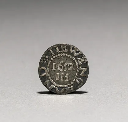 Pine Tree Three Pence (reverse)