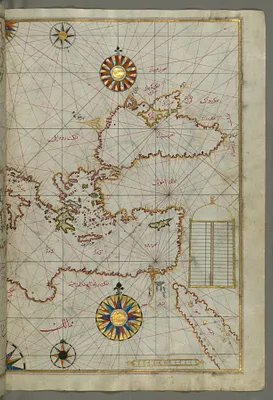 Map of the Eastern Mediterranean, Aegean and the Black Sea
