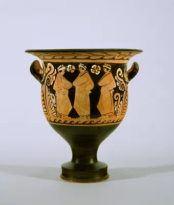 Bell Krater with Three Women and Three Youths
