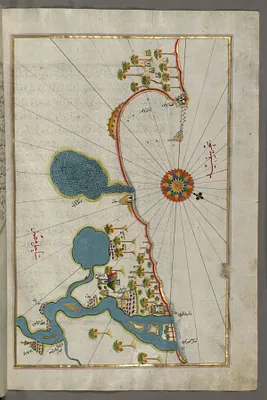 Map of the Egyptian Coast From Alexandria as Far as the City of Rashid