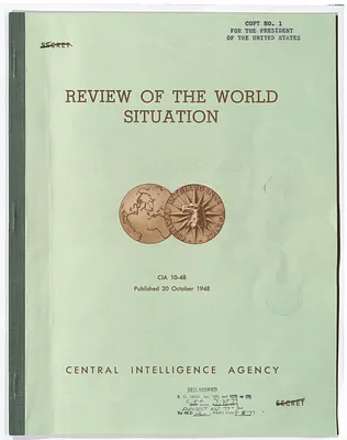 Central Intelligence Agency Report 10-48, Review of the World Situation