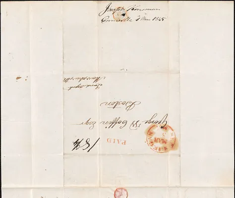 Joseph Kinsman to George Coffin, 1 March 1845