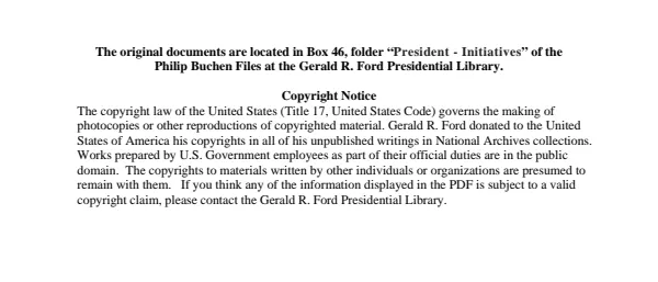 President - Initiatives