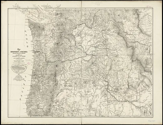 Map of the Department of the Columbia