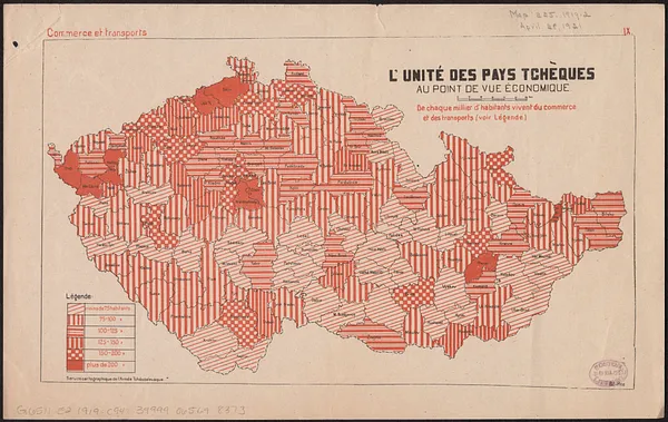 L'unité des pays Tchèques au point de vue économique