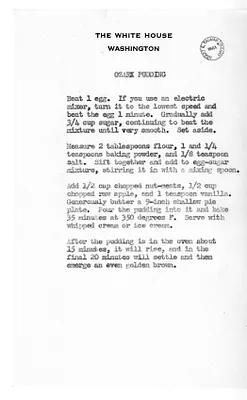 Recipe for Ozark Pudding