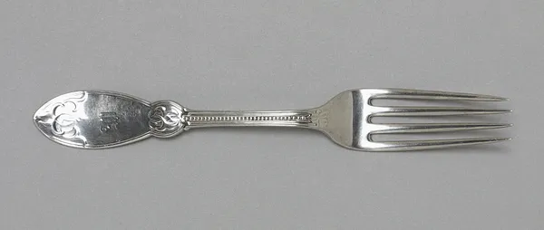 Fork with the Walters Family Monogram
