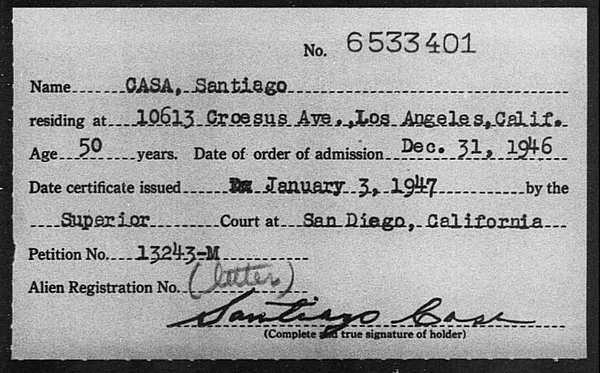 Casa, Santiago - 1946