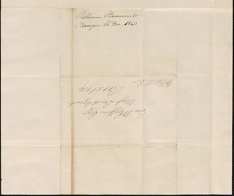 William Hammatt to George Coffin, 26 December 1840