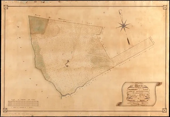 Plan of Coleman's Farm in Newington containing 13 acres - 125 rods