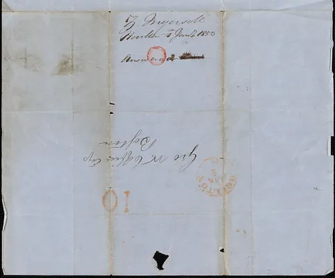 Zebulon Ingersoll to George Coffin, 1 January 1850