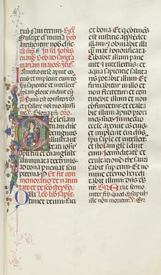Missale: Fol. 25: Saint John with Eagle