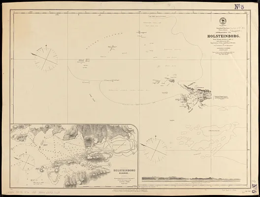 Greenland, west coast, Davis Strait, approaches to Holsteinborg