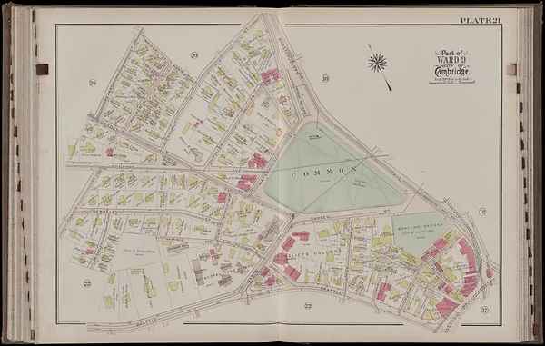 Atlas of the city of Cambridge, Massachusetts