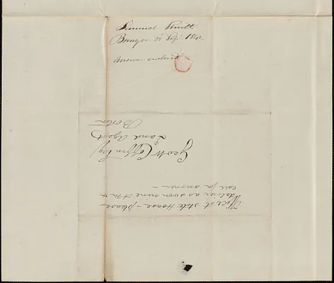 Samuel Smith to George Coffin, 28 September 1842
