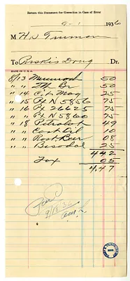 Bill from Riske's Drug Store
