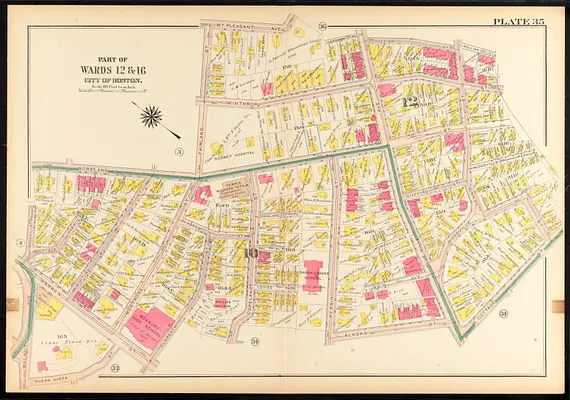 Atlas of the city of Boston, Roxbury