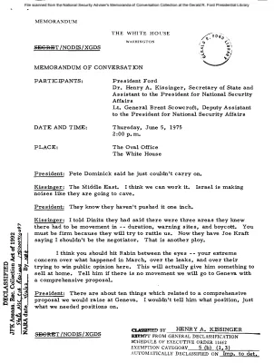 June 5, 1975 - Ford, Kissinger
