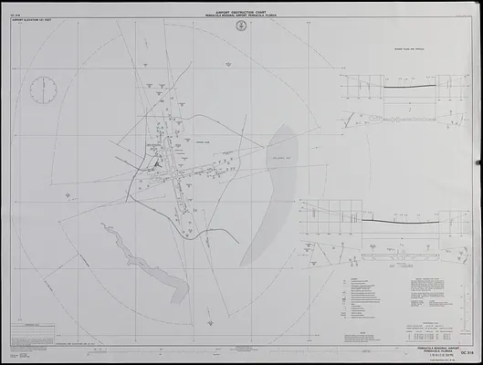 Airport obstruction chart