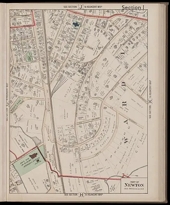Atlas of the city of Newton, Massachusetts