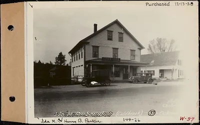 Ida M. and Harry B. Parker, store, Coldbrook, Oakham, Mass., Jun. 4, 1928