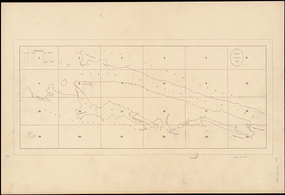 B. F. Stevens's facsimile of the unpublished British head quarters coloured manuscript map of New York & environs (1782)