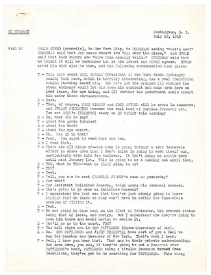 Summaries of Telephone Conversations