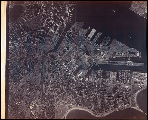 Aerial photograph of South Boston