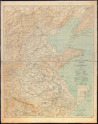 Map of north eastern China