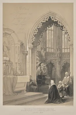 Sketches in Belgium and Germany, Second Series:  No. 1 - Title Page - St. Jacques, Liege