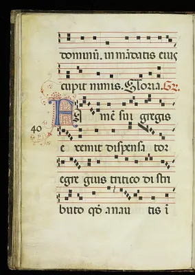 Leaf from Antiphonary