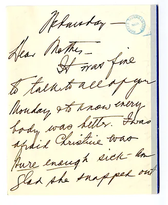 Letter from Bess W. Truman to Madge Gates Wallace