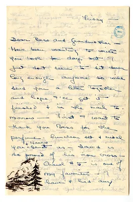Letter from Christine Wallace to Bess W. Truman